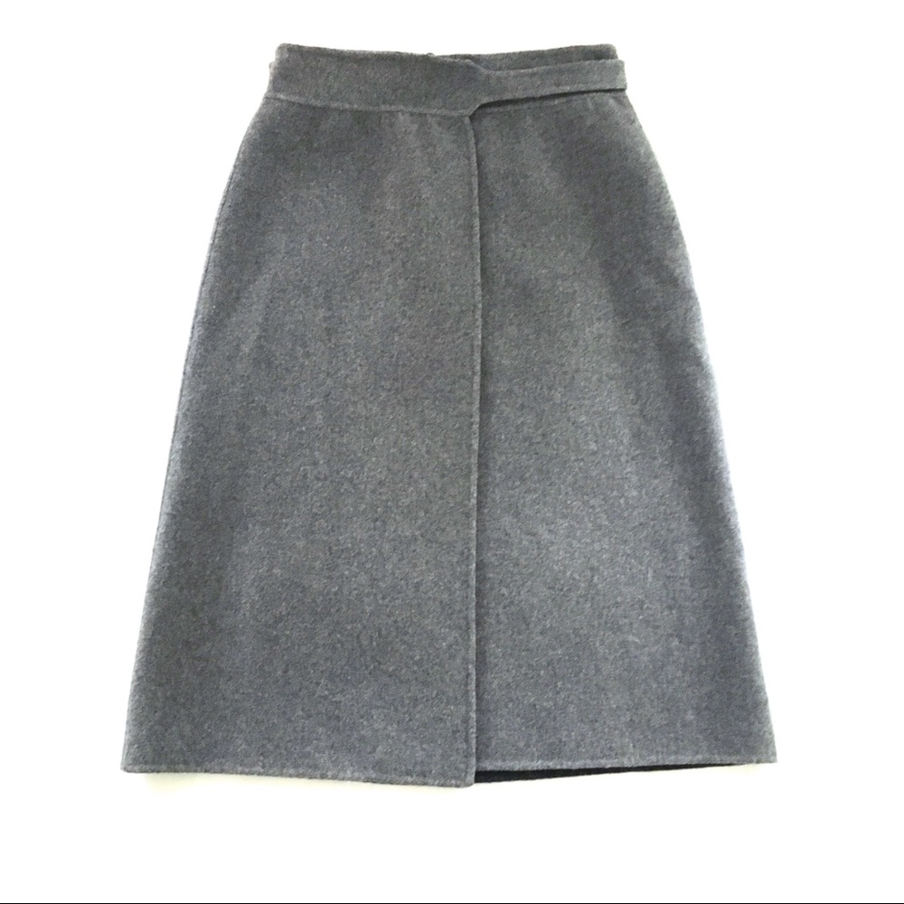 Salvatore Ferragamo Wool Wrap Skirt